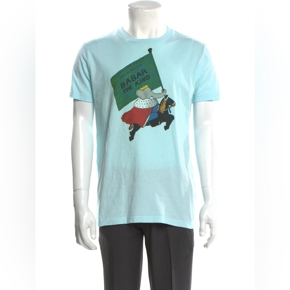 Lanvin Graphic Print Crew Neck T-Shirt